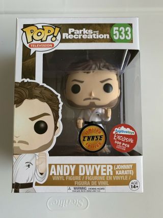 Funko Pop Television Parks And Rec Andy Dwyer Johnny Karate Fugitive Toys Chase