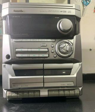 Vintage 1999 Aiwa Cx - Na115 Cd Tape Radio Video Digital Audio System