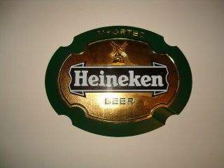 Vintage Imported Heineken Beer Sign. ,  Rare.