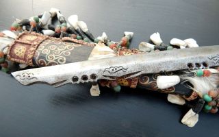 Old Dayak Mandau Headhunters Sword Dagger W/ Unusual Blade
