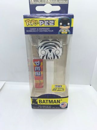 Zebra Batman Pop Pez Rare Limited Minty