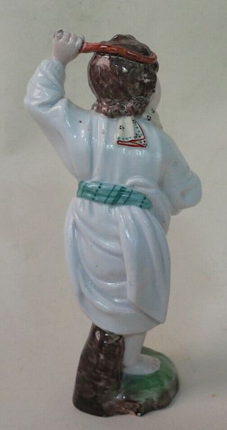 VERY RARE c1775 CHELSEA DERBY ENGLISH PORCELAIN BOY WITH SICKLE FIGURINE 3