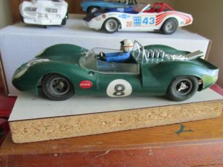 Vintage 1965 Cox 1/24 Scale " Ready To Run " Lotus 40 Slot Car W/ Ackerman