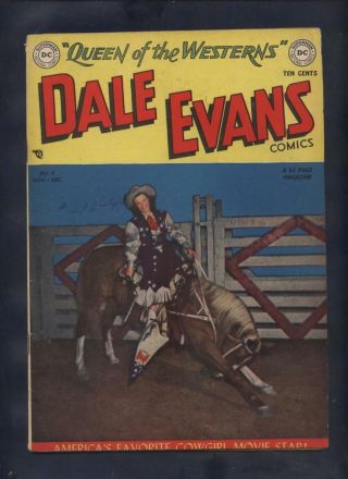 Dale Evans 8 Dc Western Comic Photo Cvr 8 Alex Toth Art Roy Rogers