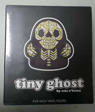 Nycc 2019 Tiny Ghost Bimtoy Death Mask Edition Ghost Nation Party W/ Pin & Patch