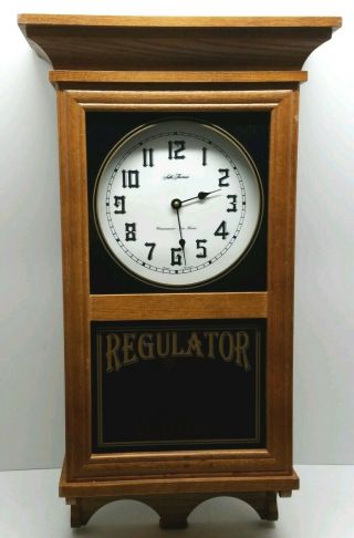 Vtg Antique Seth Thomas Westminster Ave Maria Regulator Pendulum Wood Wall Clock