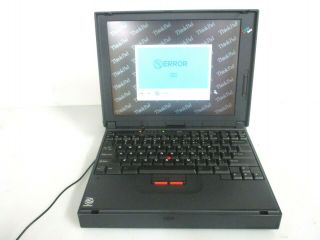 Ibm Thinkpad 380 Ed Vintage Laptop (no Hdd) Bundle W/ Oem Power Adapter