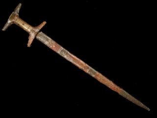 North African Morrocan Jiboula Short Sword Dagger 19th Century