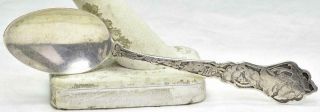 Vintage Sterling Silver Paye & Baker Set Of 4 - Flower Engraved Teaspoons Lily?