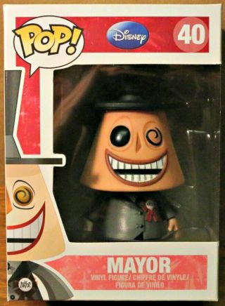 Mayor 40 Nightmare Before Christmas Vaulted Funko Pop Very Rare