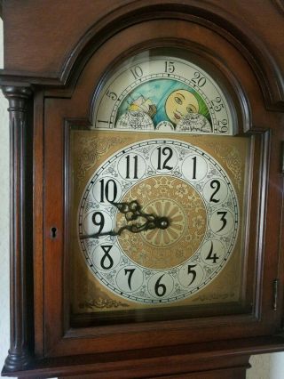 1949 Antique Grandfather Clock (colonial Mfg Company Restored)