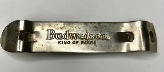 Vintage Budweiser - King Of Canned Beers Church Key Can Bottle Opener