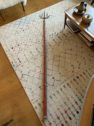 Antique Chinese Boxer Rebellion era or Earlier Trident Fork Spear (sword dagger) 2