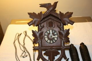 Welby Vintage Black Forest 8 Day Cuckoo Clock.  Made In Germany.