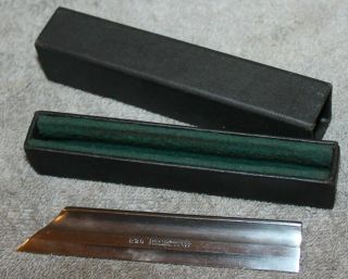 Brown & Sharpe 530 4 1/2 " Knife Edge Straight Edge Tool W/box