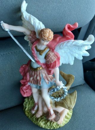 Saint Michael The Archangel Defender Of Heaven - Dragon Slayer Made By Roman Inc