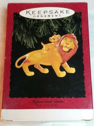 Hallmark Keepsake Disney Mufasa And Simba The Lion King Ornament