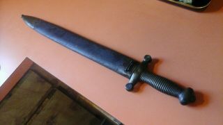 French Model 1831 Gladius Artillery Short Sword,  Talabot,  Paris,  & Sheath