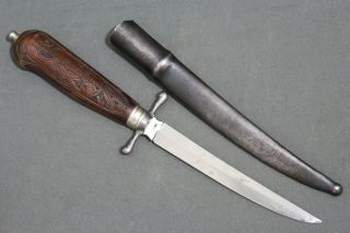 A Fine Swedish Knife (dagger) Made In Eskiltsuna By P.  Holmberg,  Circa 1950