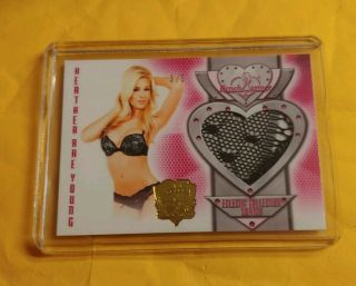 Heather Rae Young Benchwarmer 25 Years Series 2 Eclectic Swatch Card (3/5)