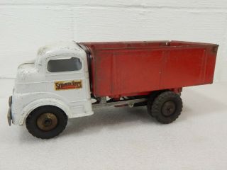 Vintage Structo Wind Up Toyland Construction Pressed Steel Hilift Dump Truck Toy