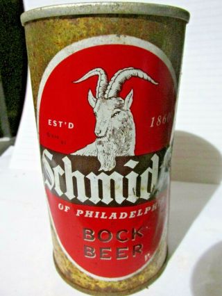 1963 Schmidt`s Bock - [zip Tab] - Steel Beer Can - [read Description] -