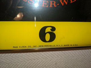 Vintage Pam Advertising Clock Dealer Winchester 15 ' x15 