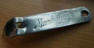 Vintage Manhattan Beer Can Opener Cremo Brewing Co Britain Connecticut Old