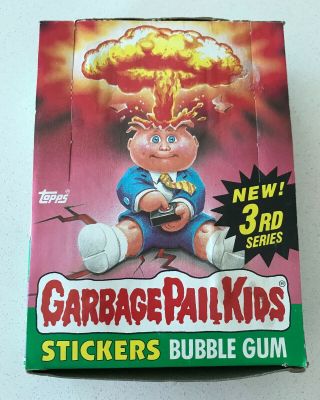 1986 Garbage Pail Kids 3rd Series Full Box 48 Packs
