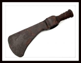 Antique 18th - 19th C.  American Native Indian Tomahawk Axe Head (dagger Knife)