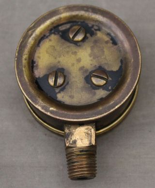 Antique US Gauge CO N.  Y.  AD - 1364 Brass Use No Oil 150 PSI 2 1/4 