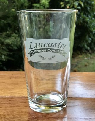 Lancaster Brewing Co. ,  Lancaster,  Pennsylvania,  Laser - Etched Beer Pint Glass