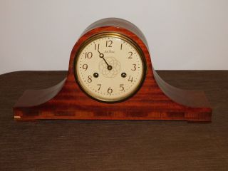 Vintage Seth Thomas 8 Day Key Wound Shelf Mantel Clock Not No Key