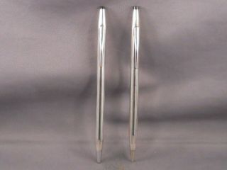 Cross Vintage Sterling Silver Ball Pen And Pencil Set - -