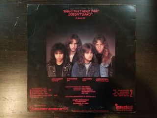 Metallica - Kill ' Em All LP - 1983 Megaforce Press 2