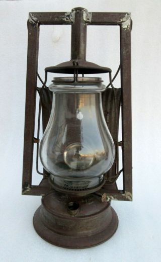 Vintage Old Collectible Dietz Buckeye Dash Lamp Kerosene Lantern Made In Usa