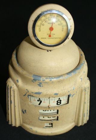 Two Vintage Rotary Dial Novelty Clocks,  Lomport Kal Klok & Lux 