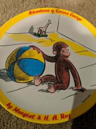 Curious George Monkey Plastic Child ' s 8 
