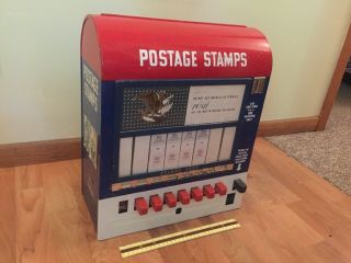 Vintage Hilsum Postal Postage Usps Service Stamp Coin Operated Vending Machine