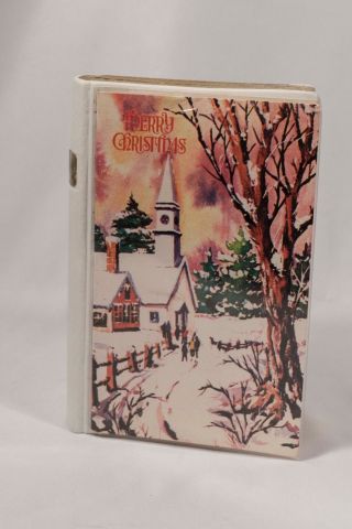 Book Shaped Music Box,  Vintage Sentiments Of Music,  Plays " Joy To The World "