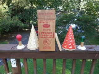 2 Christmas Tree Econolite Motion Lamps: 1 White,  Other Red & One Box