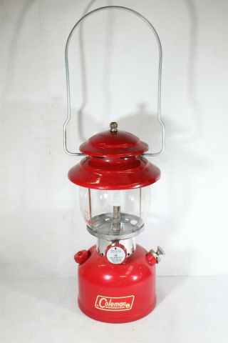 Vintage Coleman Single Mantel Red Lantern 200 A 195 3