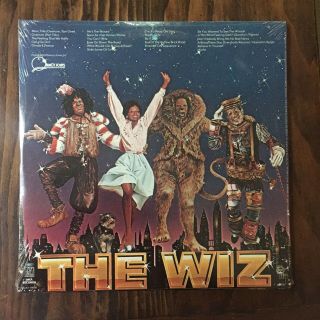 THE WIZ (LP) DIANA ROSS & MICHAEL JACKSON (Motown) ' 78 sticker,  poster 2
