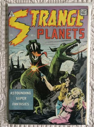 Silver Age Strange Planets 1 I.  W.  Comics Vf/nm To Nm -