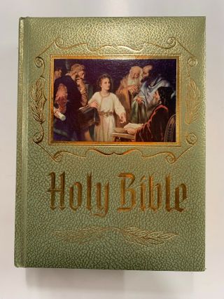 Holy Bible Catholic Heirloom Edition Pope John Paul Ii Nab 1984 - 1985 Edition