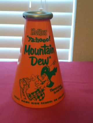 Vintage Mountain Dew Ya - Hoo Hillbilly Megaphone Rare For Pccowboy