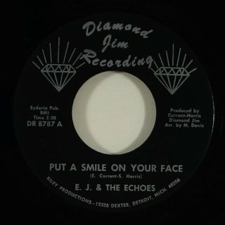 E.  J.  & The Echoes " Put A Smile On Your Face " Crossover Soul 45 Diamond Jim Mp3
