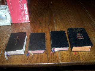4 Vintage Catholic Prayer Books In