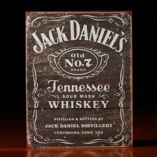 Jack Daniel’s Distressed Metal Sign