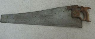 Vintage Antique Henry Disston & Sons Hand Saw